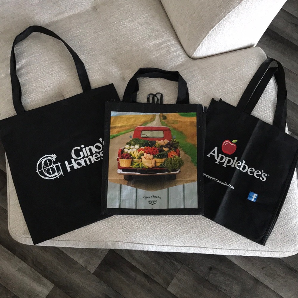 Gino’s Homes, Red River Co-op and Applebee’s Reusable Bags